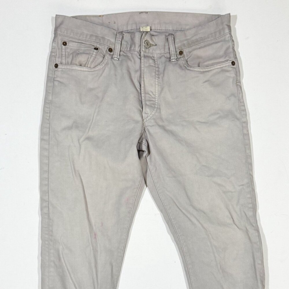 RRL Double RL Corduroy Jeans Pants Men's Size 31 x 33 Grey Textured Ralph Lauren - Picture 3 of 5
